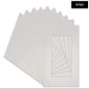 Pack of Ten 10x16 Mats Bevel Cut for 8.5x11 Photos - Acid Free Golf Ball Texture Precut Matboards for Pictures, Photos, Framing - 4-ply Thickness view 2