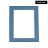Poster Palooza 10x18 Mat Bevel Cut for 8.5x11 Photos - Acid Free Steel Blue Precut Matboard - For Pictures, Photos, Framing - 4-ply Thickness view 2