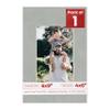 6x9 Mat Bevel Cut for 4x6 Photos - Acid Free Light Grey Suede Precut Matboard With Backing Board and Crystal Clear, Self Seal Photo Mat Bag - For Pictures, Photos, Framing - 4-ply Thickness view 1