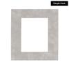6x9 Mat Bevel Cut for 4x6 Photos - Acid Free Light Grey Suede Precut Matboard With Backing Board and Crystal Clear, Self Seal Photo Mat Bag - For Pictures, Photos, Framing - 4-ply Thickness view 2