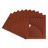 Poster Palooza Pack of TEN 9x11 Mats Bevel Cut for 7x9 Photos - Acid Free Football Texture Precut Matboards For Pictures, Photos, Framing - 4-ply Thickness view 3