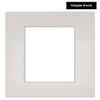 Poster Palooza 8x11 Mat Bevel Cut for 6x9 Photos - Acid Free Golf Ball Texture Precut Matboard - For Pictures, Photos, Framing - 4-ply Thickness view 2