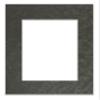 Poster Palooza 7x9 Mat Bevel Cut for 5x6 Photos - Acid Free Dark Grey Suede Precut Matboard - For Pictures, Photos, Framing - 4-ply Thickness view 3