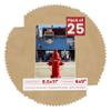 Poster Palooza Pack of 25 Acid Free 8.5x11 Mats Bevel Cut for 6x9 Photos - Beige Suede Precut Matboards For Pictures, Photos, Framing - 4-ply Thickness view 1