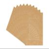 Poster Palooza Pack of 25 Acid Free 8.5x11 Mats Bevel Cut for 6x9 Photos - Beige Suede Precut Matboards For Pictures, Photos, Framing - 4-ply Thickness view 3