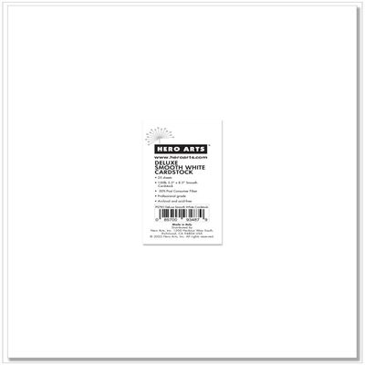 HERO ARTS White Smooth CARDSTOCK 25P