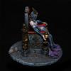 Goodmoel 54mm 1/32 Ancient Fantasy Queen Warrior Resin Soldier Model Unassembled and Unpainted Miniature Resin Model Kit // Fs6-76 view 4