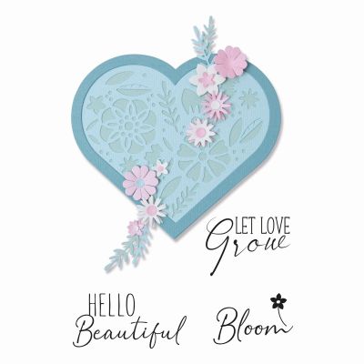 SIZZIX FRAMELIT/STMP Bloom HRT