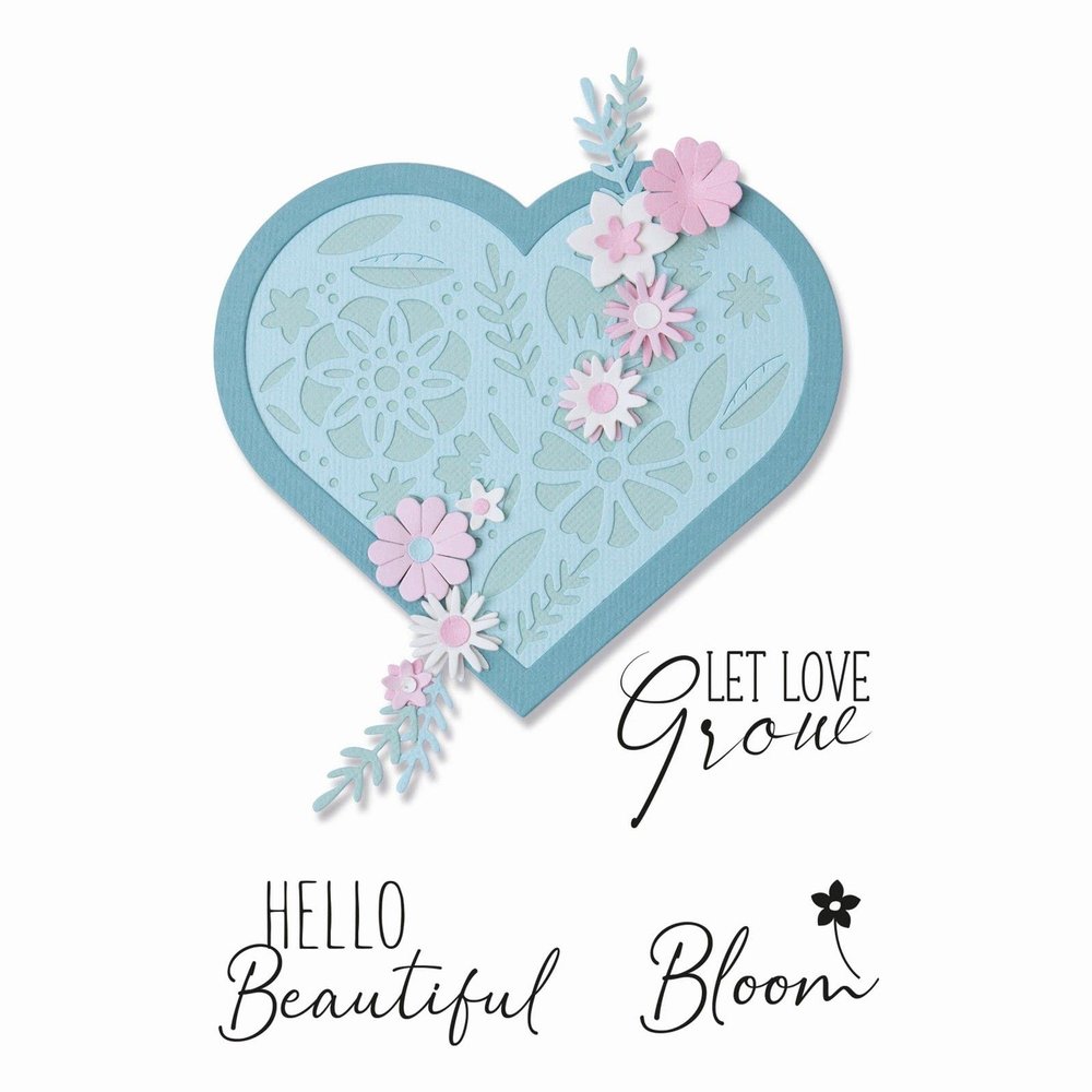 SIZZIX FRAMELIT/STMP Bloom HRT