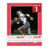 26x32 Mat Bevel Cut for 21x28 Photos - Acid Free Cardinal Red Precut Matboard With Backing Board and Crystal Clear, Self Seal Photo Mat Bag - For Pictures, Photos, Framing - 4-ply Thickness view 1