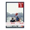 28x40 Mat Bevel Cut for 26x38 Photos - Acid Free Navy Suede Precut Matboard With Backing Board and Crystal Clear, Self Seal Photo Mat Bag - For Pictures, Photos, Framing - 4-ply Thickness view 1