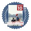 Poster Palooza Pack of TEN 28x40 Mats Bevel Cut for 26x38 Photos - Acid Free Bottle Blue Precut Matboards For Pictures, Photos, Framing - 4-ply Thickness view 1