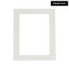 Poster Palooza 11.7x16.5 Mat Bevel Cut for 11x13.5 Photos - Acid Free Grey Precut Matboard - For Pictures, Photos, Framing - 4-ply Thickness view 2