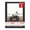 Poster Palooza Pack of TEN 18x24 Mats Bevel Cut for 15x22 Photos - Acid Free Black Suede Precut Matboards For Pictures, Photos, Framing - 4-ply Thickness view 1