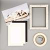 28x35 Mat Bevel Cut for 24x30 Photos - Acid Free Textured Cream Precut Matboard With Backing Board and Crystal Clear, Self Seal Photo Mat Bag - For Pictures, Photos, Framing - 4-ply Thickness view 4