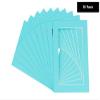 Poster Palooza Pack of TEN 27x40 Mats Bevel Cut for 25x38 Photos - Acid Free Aquamarine Blue Precut Matboards For Pictures, Photos, Framing - 4-ply Thickness view 2