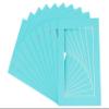 Poster Palooza Pack of TEN 27x40 Mats Bevel Cut for 25x38 Photos - Acid Free Aquamarine Blue Precut Matboards For Pictures, Photos, Framing - 4-ply Thickness view 3