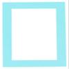 Poster Palooza Pack of TEN 27x40 Mats Bevel Cut for 25x38 Photos - Acid Free Aquamarine Blue Precut Matboards For Pictures, Photos, Framing - 4-ply Thickness view 4