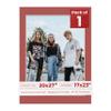 20x27 Mat Bevel Cut for 17x23 Photos - Acid Free Brick Red Precut Matboard With Backing Board and Crystal Clear, Self Seal Photo Mat Bag - For Pictures, Photos, Framing - 4-ply Thickness view 1