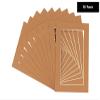 Poster Palooza Pack of TEN 32x40 Mats Bevel Cut for 28x36 Photos - Acid Free Aged Oak Brown Precut Matboards For Pictures, Photos, Framing - 4-ply Thickness view 2