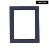 Poster Palooza 20x27 Mat Bevel Cut for 16x23 Photos - Acid Free Navy Precut Matboard With Backing Board and Crystal Clear, Self Seal Photo Mat Bag - For Pictures, Photos, Framing - 4-ply Thickness view 2