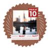 Poster Palooza Pack of TEN 16x20 Mats Bevel Cut for 14x17 Photos - Acid Free Football Texture Precut Matboards For Pictures, Photos, Framing - 4-ply Thickness view 1