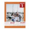 28x35 Mat Bevel Cut for 24x30 Photos - Acid Free Basketball Texture Precut Matboard With Backing Board and Crystal Clear, Self Seal Photo Mat Bag - For Pictures, Photos, Framing - 4-ply Thickness view 1