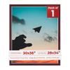 30x36 Mat Bevel Cut for 28x34 Photos - Acid Free Dark Red Suede Precut Matboard With Backing Board and Crystal Clear, Self Seal Photo Mat Bag - For Pictures, Photos, Framing - 4-ply Thickness view 1