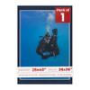 28x40 Mat Bevel Cut for 26x36 Photos - Acid Free Navy Suede Precut Matboard With Backing Board and Crystal Clear, Self Seal Photo Mat Bag - For Pictures, Photos, Framing - 4-ply Thickness view 1