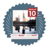 Poster Palooza Pack of TEN 16x20 Mats Bevel Cut for 14x17 Photos - Acid Free Steel Blue Precut Matboards For Pictures, Photos, Framing - 4-ply Thickness view 1