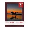 Poster Palooza 12x16 Mat Bevel Cut for 10x14 Photos - Acid Free Dark Red Suede Precut Matboard - For Pictures, Photos, Framing - 4-ply Thickness view 1