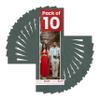 Pack of Ten Acid Free 10x30 Mats Bevel Cut for 8x24 Photos - Dark Grey Suede Precut Matboards With Backing Boards and Self Seal Photo Mat Bags For Pictures, Photos, Framing - 4-ply Thickness view 1