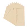 Poster Palooza Pack of 25 Acid Free 22x30 Mats Bevel Cut for 19x27 Photos - Cream Precut Matboards With Backing Boards and Clear Photo Mat Bags For Pictures, Photos, Framing - 4-ply Thickness view 2
