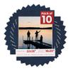 Pack of Ten Acid Free 22x26 Mats Bevel Cut for 18x20 Photos - Navy Suede Precut Matboards With Backing Boards and Self Seal Photo Mat Bags For Pictures, Photos, Framing - 4-ply Thickness view 1