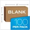 Oxford Kraft Index Cards, 100 Pack, 3x5" Index Cards, Thick, Premium Paper for Gifts, Crafts, Parties, Flash Cards, Brown, Blank on Both Sides (63505) view 2