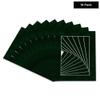 Poster Palooza Pack of TEN 28x40 Mats Bevel Cut for 26x38 Photos - Acid Free Green Suede Precut Matboards For Pictures, Photos, Framing - 4-ply Thickness view 2