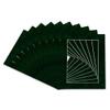 Poster Palooza Pack of TEN 28x40 Mats Bevel Cut for 26x38 Photos - Acid Free Green Suede Precut Matboards For Pictures, Photos, Framing - 4-ply Thickness view 3