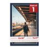Poster Palooza 12x18 Mat Bevel Cut for 11x17 Photos - Acid Free Navy Suede Precut Matboard - For Pictures, Photos, Framing - 4-ply Thickness view 1