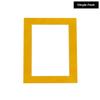 Poster Palooza 16x20 Mat Bevel Cut for 14x17 Photos - Acid Free Bright Yellow Precut Matboard - For Pictures, Photos, Framing - 4-ply Thickness view 2