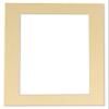 Poster Palooza 11x17 Mat Bevel Cut for 9x13 Photos - Acid Free Tan Precut Matboard with Backing Board and Crystal Clear, Self Seal Photo Mat Bag - for Pictures, Photos, Framing - 4-ply Thickness view 1