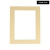 Poster Palooza 11x17 Mat Bevel Cut for 9x13 Photos - Acid Free Tan Precut Matboard with Backing Board and Crystal Clear, Self Seal Photo Mat Bag - for Pictures, Photos, Framing - 4-ply Thickness view 2
