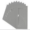 Poster Palooza Pack of 25 Acid Free 32x40 Mats Bevel Cut for 30x36 Photos - Mid Grey Precut Matboards For Pictures, Photos, Framing - 4-ply Thickness view 3