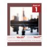 16x20 Mat Bevel Cut for 14x17 Photos - Acid Free Maroon Red Precut Matboard With Backing Board and Crystal Clear, Self Seal Photo Mat Bag - For Pictures, Photos, Framing - 4-ply Thickness view 1