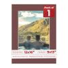 12x16 Mat Bevel Cut for 9x13 Photos - Acid Free Maroon Red Precut Matboard With Backing Board and Crystal Clear, Self Seal Photo Mat Bag - For Pictures, Photos, Framing - 4-ply Thickness view 1