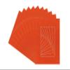 Poster Palooza Pack of 25 Acid Free 16x20 Mats Bevel Cut for 14x17 Photos - Orange Suede Precut Matboards With Backing Boards and Clear Photo Mat Bags For Pictures, Photos, Framing - 4-ply Thickness view 1