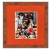 Poster Palooza Pack of 25 Acid Free 16x20 Mats Bevel Cut for 14x17 Photos - Orange Suede Precut Matboards With Backing Boards and Clear Photo Mat Bags For Pictures, Photos, Framing - 4-ply Thickness view 4