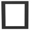 Pack of Ten Acid Free 11x17 Mats Bevel Cut for 9x13 Photos - Textured Black Precut Matboards With Backing Boards and Self Seal Photo Mat Bags For Pictures, Photos, Framing - 4-ply Thickness view 4
