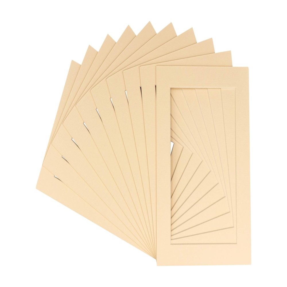 Poster Palooza Pack of 25 Acid Free 27x40 Mats Bevel Cut for 24x36 Photos - Beige Precut Matboards For Pictures, Photos, Framing - 4-ply Thickness