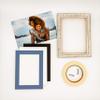 11x17 Mat Bevel Cut for 9x13 Photos - Acid Free Brittany Blue Precut Matboard With Backing Board and Crystal Clear, Self Seal Photo Mat Bag - For Pictures, Photos, Framing - 4-ply Thickness view 4