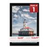 13x19 Mat Bevel Cut for 11.5x17 Photos - Acid Free Black with Black Core Precut Matboard With Backing Board and Crystal Clear, Self Seal Photo Mat Bag - For Pictures, Photos, Framing - 4-ply Thickness view 1
